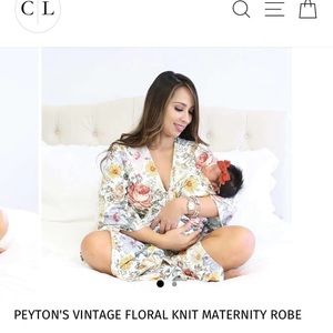 Caden Lane Maternity Robe- Brand New